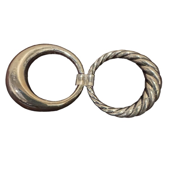 David Yurman Pure Form Set of 2 Stack Rings 925 Sterling Silver; NWOT; Size 6 - Picture 7 of 14